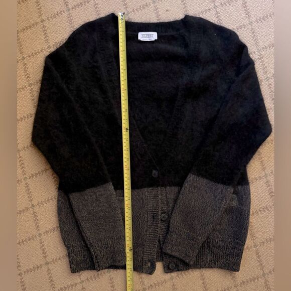Closed Black nad Gray long sleeved mid length cardigan S - Picture 4 of 13